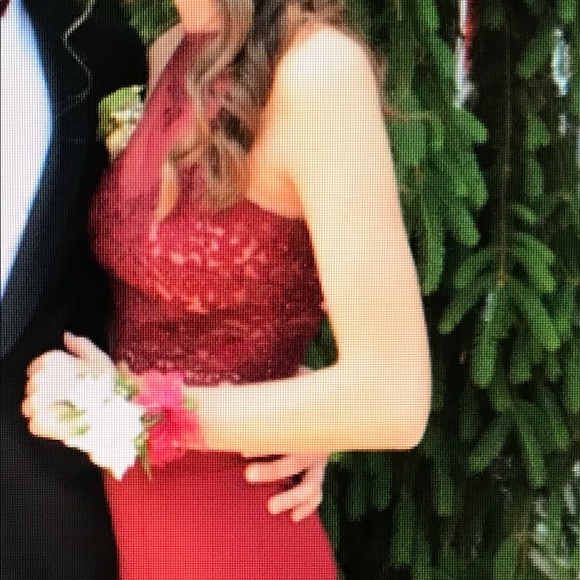 Prom Dress Color - wine -burgady - Picture 5 of 7